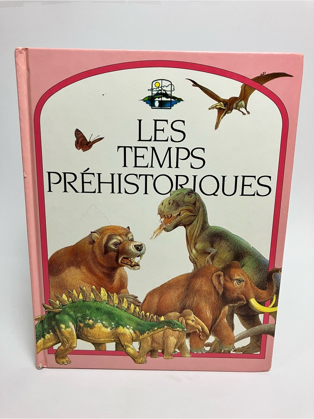 Livre vintage Les Temps Préhistoriques 1991 Dinosaures Évolution Science Nature